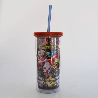 Silver Buffalo Killer Klowns Outer Space Trio 20oz Plastic Tall Cold Cup