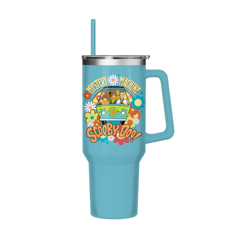 Silver Buffalo Scooby Doo 40oz Stainless Steel Tumbler w/ Handle