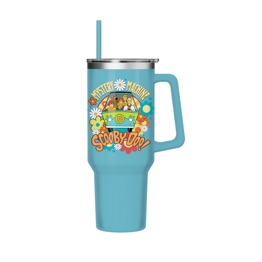 Silver Buffalo Scooby Doo 40oz Stainless Steel Tumbler w/ Handle