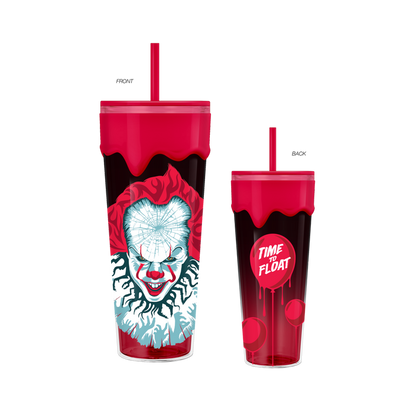 Silver Buffalo Silver Buffalo It Pennywise - Chapter 2 26oz Plastic Drip Tumbler - Kryptonite Character Store