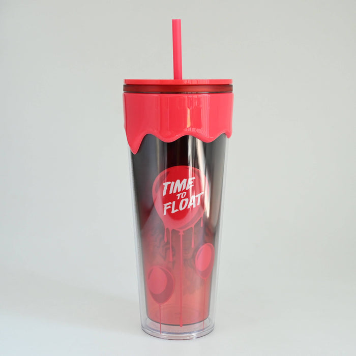 Silver Buffalo Silver Buffalo It Pennywise - Chapter 2 26oz Plastic Drip Tumbler - Kryptonite Character Store