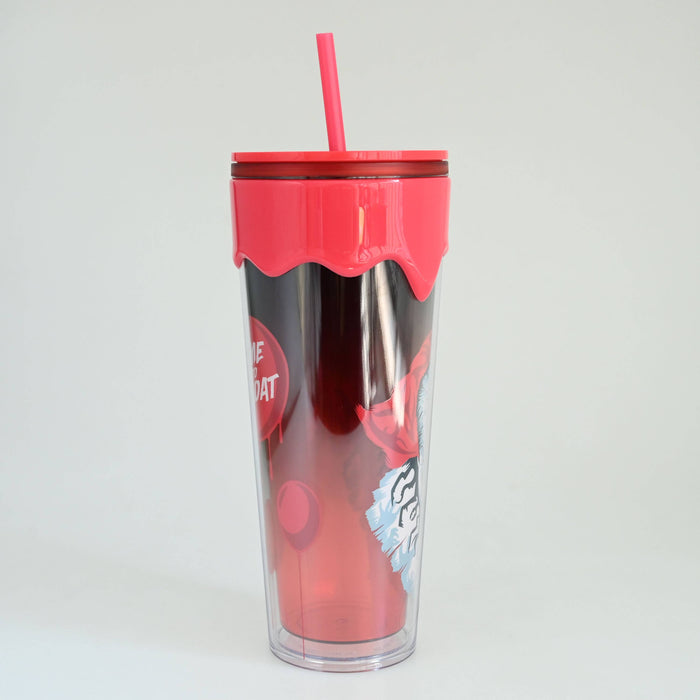 Silver Buffalo Silver Buffalo It Pennywise - Chapter 2 26oz Plastic Drip Tumbler - Kryptonite Character Store