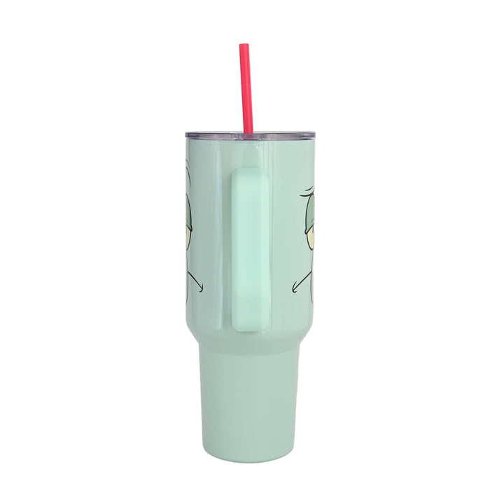 Silver BuffaloSpongeBob - Squidward Big Face 40oz Stainless Steel Tumbler