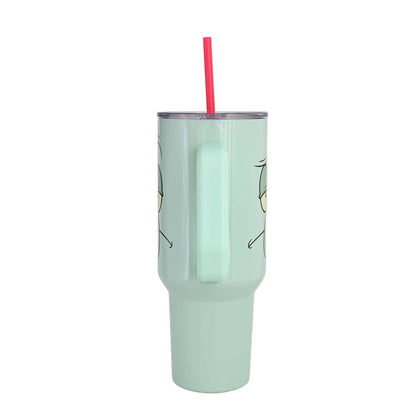 Silver BuffaloSpongeBob - Squidward Big Face 40oz Stainless Steel Tumbler