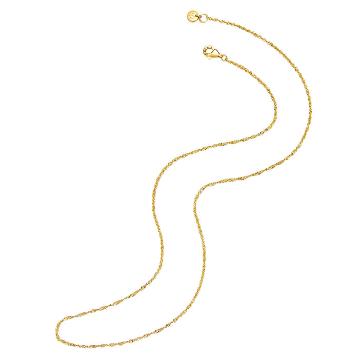 Singapur Kette gelbgold