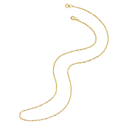 Singapur Kette gelbgold