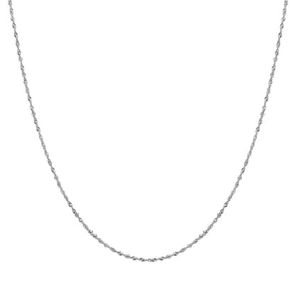 Singapur Kette silber