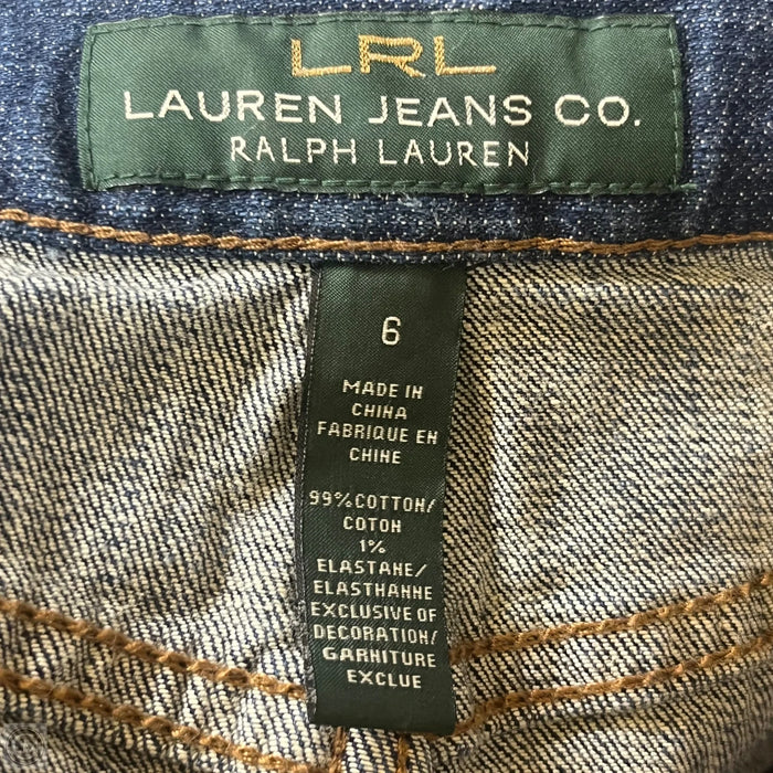 Skirt Midi By Lauren Jeans Co In Blue Denim, Size: 6