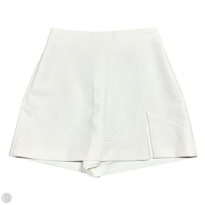 Skort By Zara In Cream, Size: S