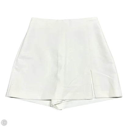 Skort By Zara In Cream, Size: S