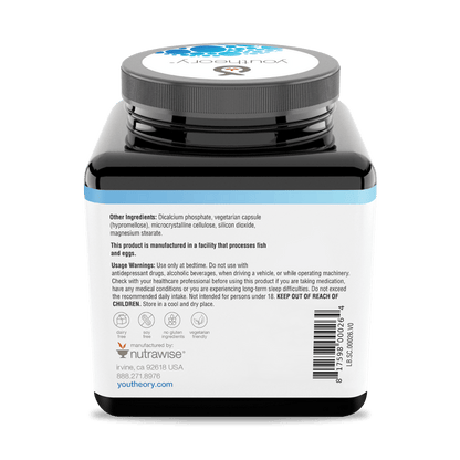 SC.00026 Youtheory Sleep Capsule 60 Capsules Product Image - Back