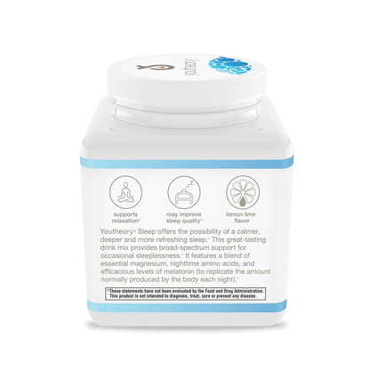 SPA.00396 Youtheory Sleep Powder Advanced Lemon-Lime Flavor 6 oz Product Alt Image
