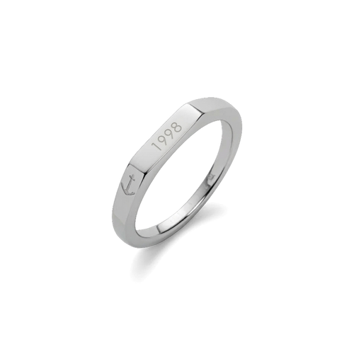 Slim Signet Ring Silber