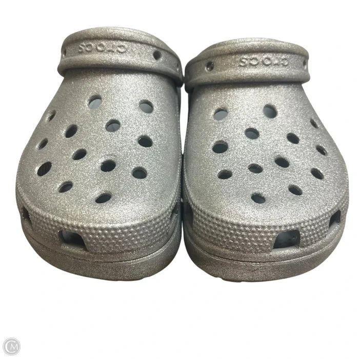 Slippers By Crocs In Grey, Size: 10