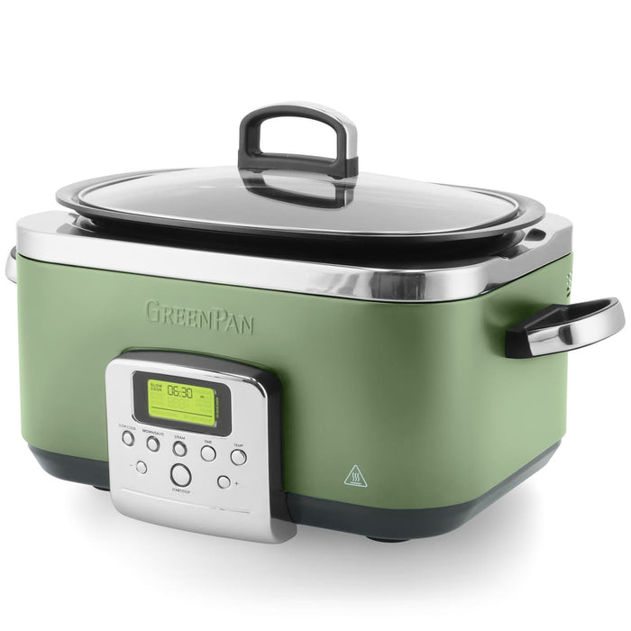 Slow Cooker<br> Sage Green, 6L