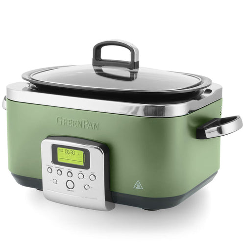 Slow Cooker<br> Sage Green, 6L