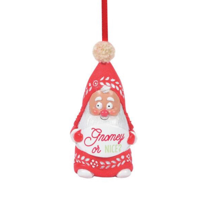 Snowpinions Gnomie Or Nice SnowGnome Ornament