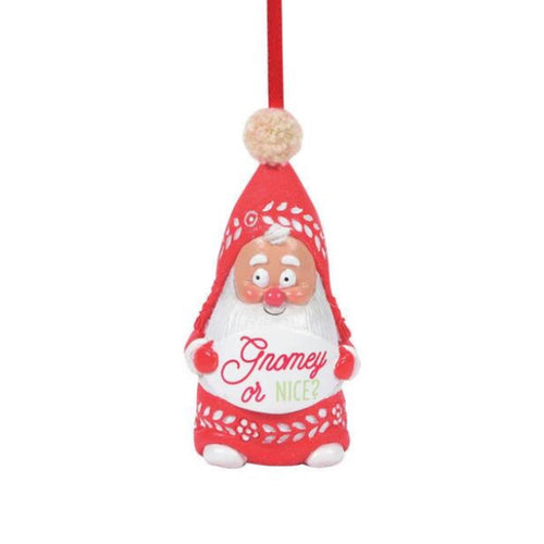 Snowpinions Gnomie Or Nice SnowGnome Ornament