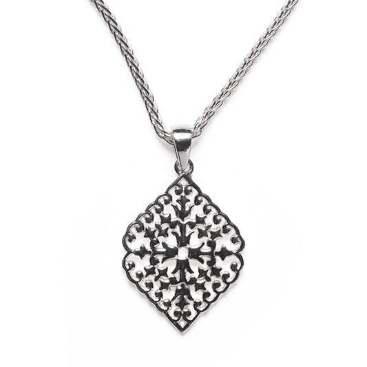 Southern Gates Biltmore Collection Sterling Silver Madonna Pendant with Chain