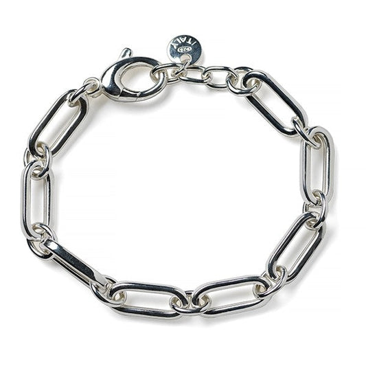 Southern Gates® Maggie Bracelet Italian Bracelets Thin, Flat, Oval Link Bracelet   7.5" or 8.5"   925 Sterling Silver Made in Italy   A must have for every woman's jewelry box, Southern Gates' Contemporary Series is a classic complement for our traditional filigree pieces.
