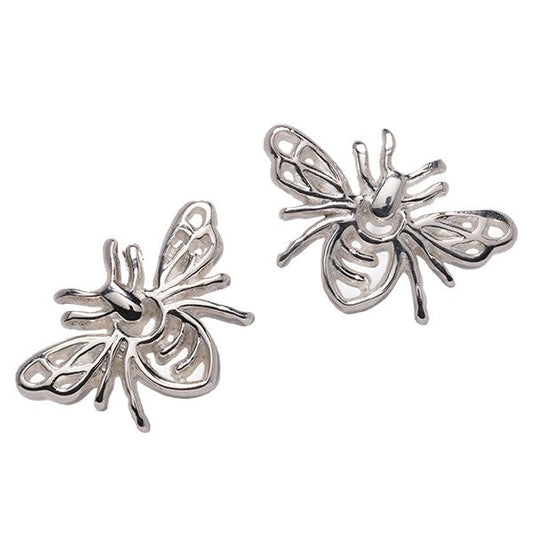 Southern Gates Sterling Silver Bee Stud Earrings (100607)