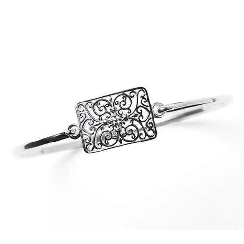 Southern Gates Sterling Silver Elizabeth Flip Top Bracelet