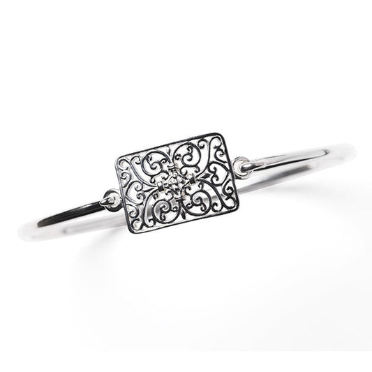 Southern Gates Sterling Silver Elizabeth Flip Top Bracelet
