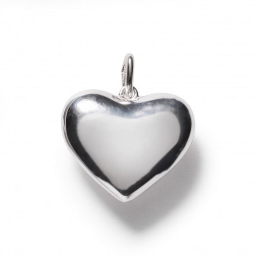 Southern Gates Sterling Silver Puffy Heart Charm
