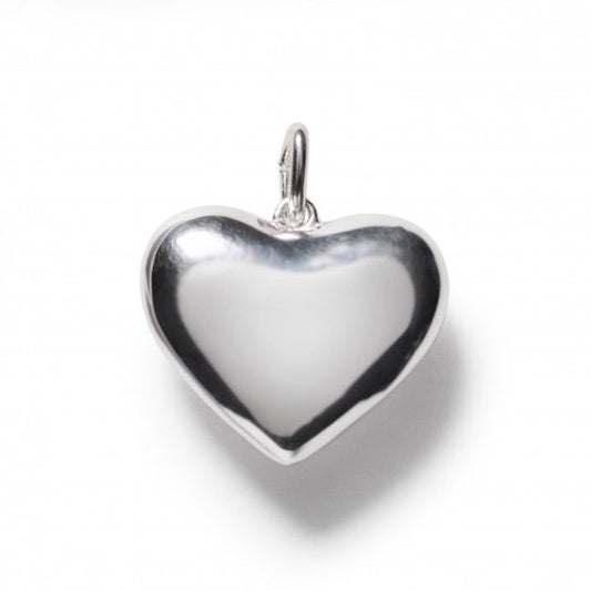 Southern Gates Sterling Silver Puffy Heart Charm