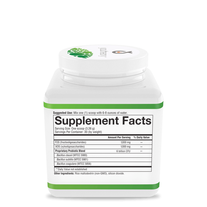 SPBPA.00721 Youtheory Spore Probiotic Powder Sweet Flavor 3.45 oz Nutrition Facts Panel