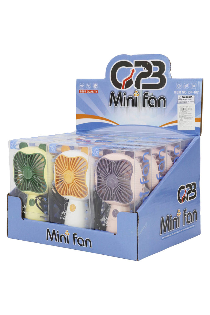Square Bear - Handheld 1pc Electric Fan