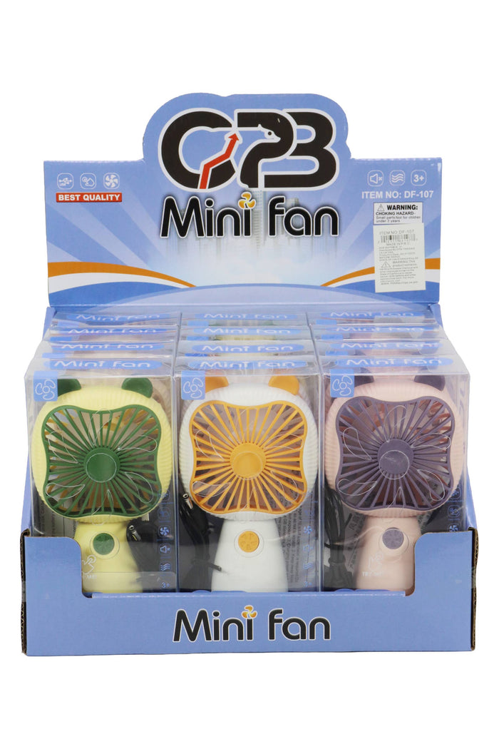 Square Bear - Handheld 1pc Electric Fan