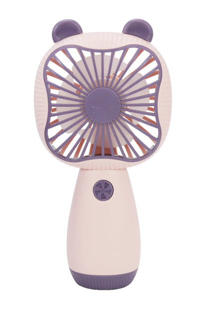 Square Bear - Handheld 1pc Electric Fan