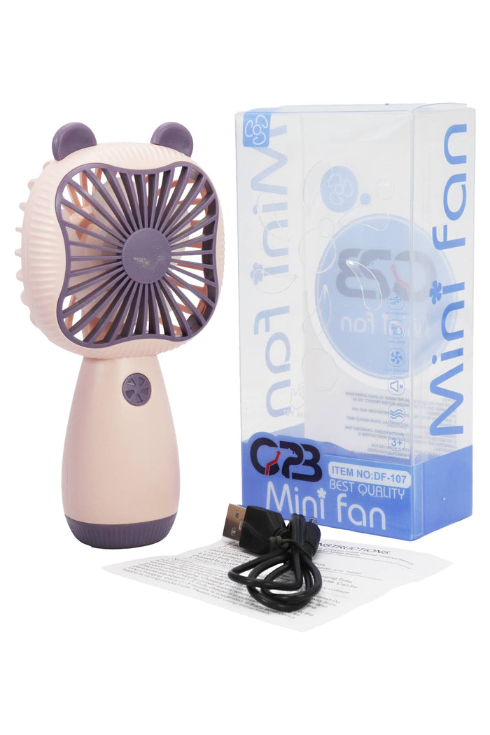 Square Bear - Handheld 1pc Electric Fan