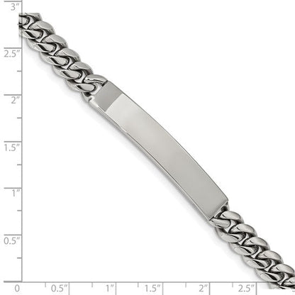 Stainless Steel Polished ID Bracelet 8.25