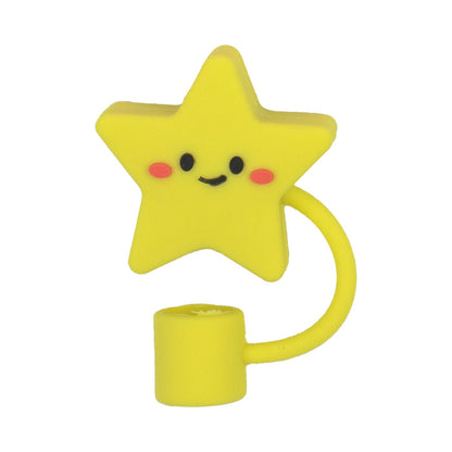 Star - Retail 4-Pack Straw Toppers