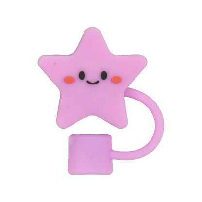 Star - Retail 4-Pack Straw Toppers