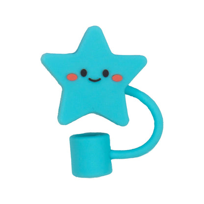 Star - Retail 4-Pack Straw Toppers