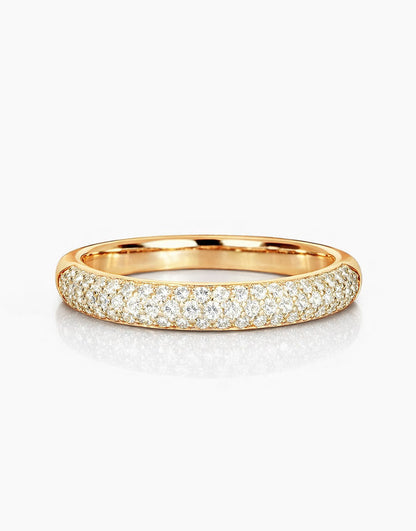 Star Pavéring Diamantring 0.48 ct, Vigselring / Förlovningsring | 18k. guld