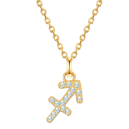 Sternzeichen Kette Schütze mit Zirkonia