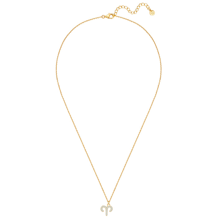 Sternzeichen Kette Widder mit Zirkonia