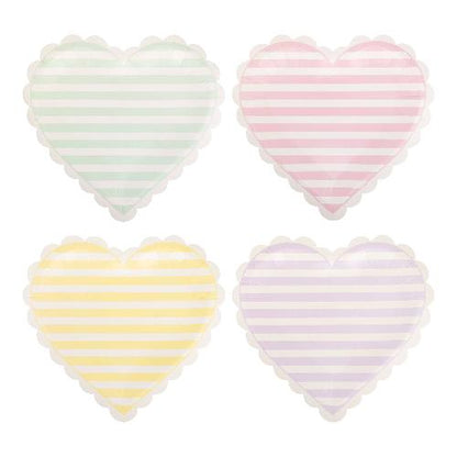 My Mind’s Eye CVH1140 - Striped Hearts Plate Set
