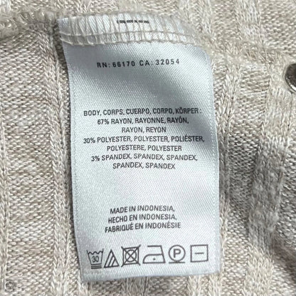 Sweater By Anthropologie In Taupe, Size: Xl