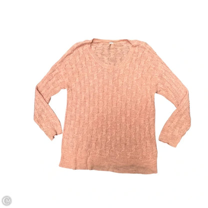 Sweater By Free People In Peach, Size: L