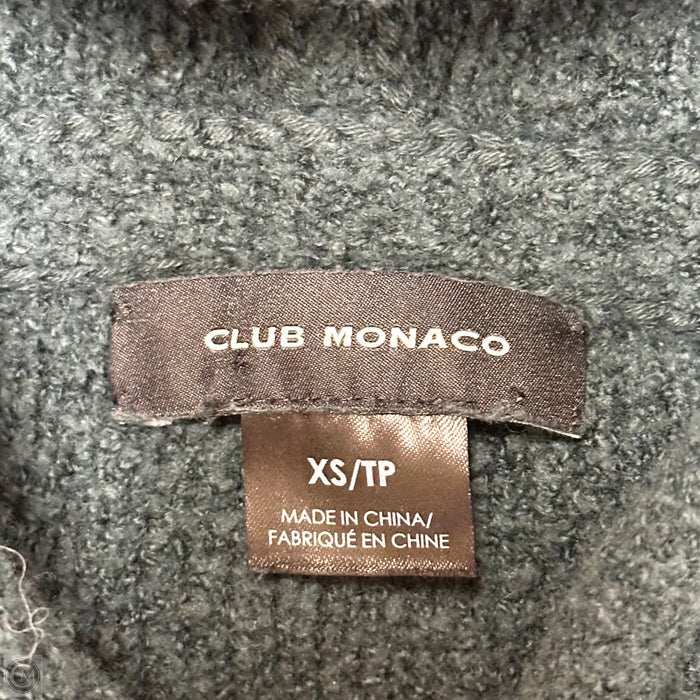 Sweatshirt Hoodie By Club Monaco In Green, Size: Xs