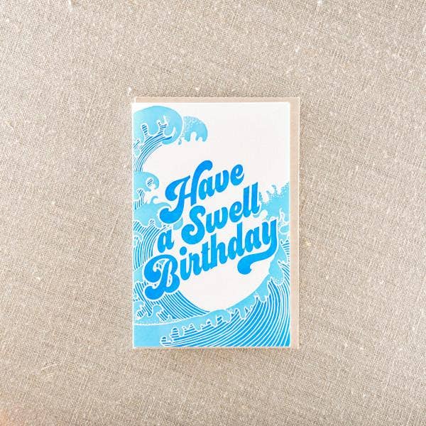 Swell Birthday Greeting Card