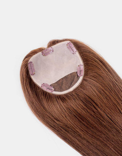 swiss net clip-in extension in red