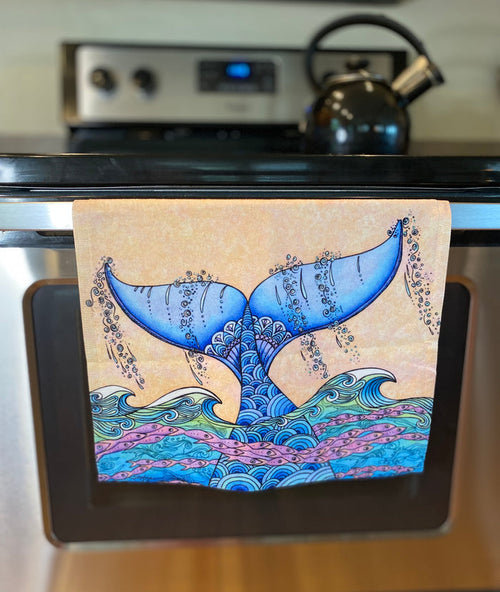 Tails of the Sea Hand Towel