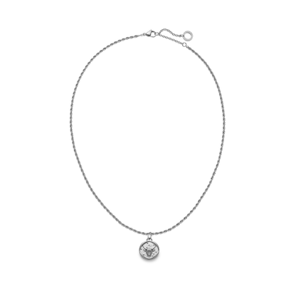 Taurus Charm Silber