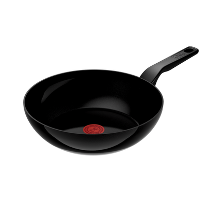 Tefal Renew Black Ceramic Non-stick Wok 28cm